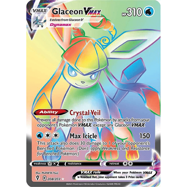 Glaceon VMAX #208 1