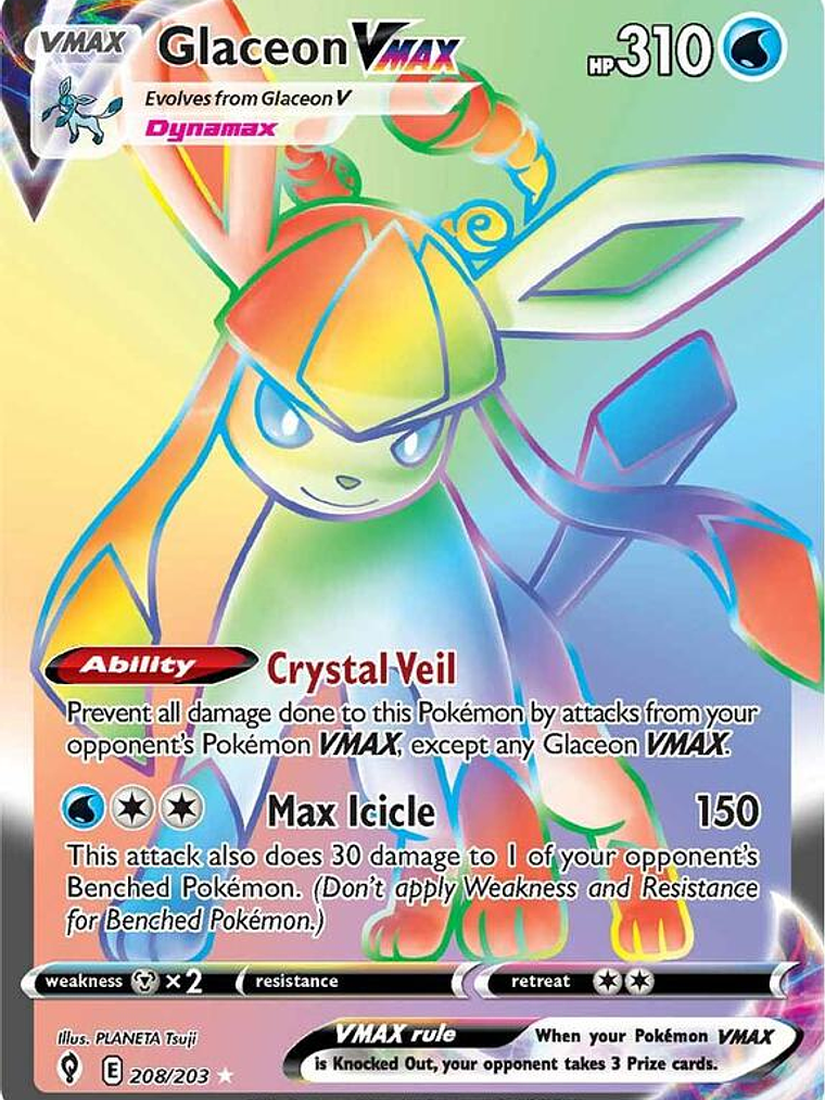 Glaceon VMAX #208 1