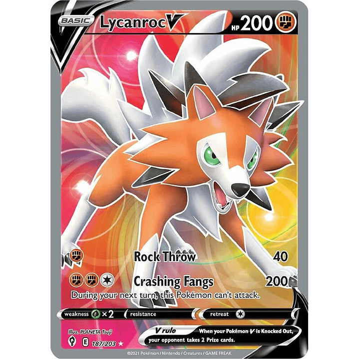 Lycanroc V #187 1