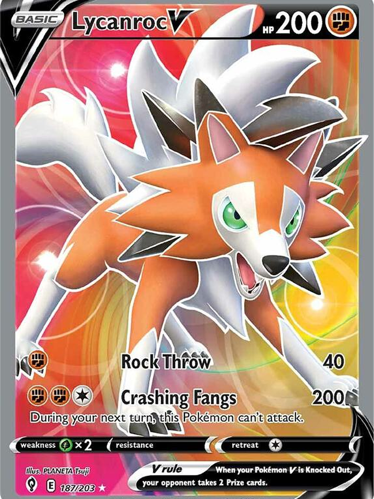 Lycanroc V #187 1