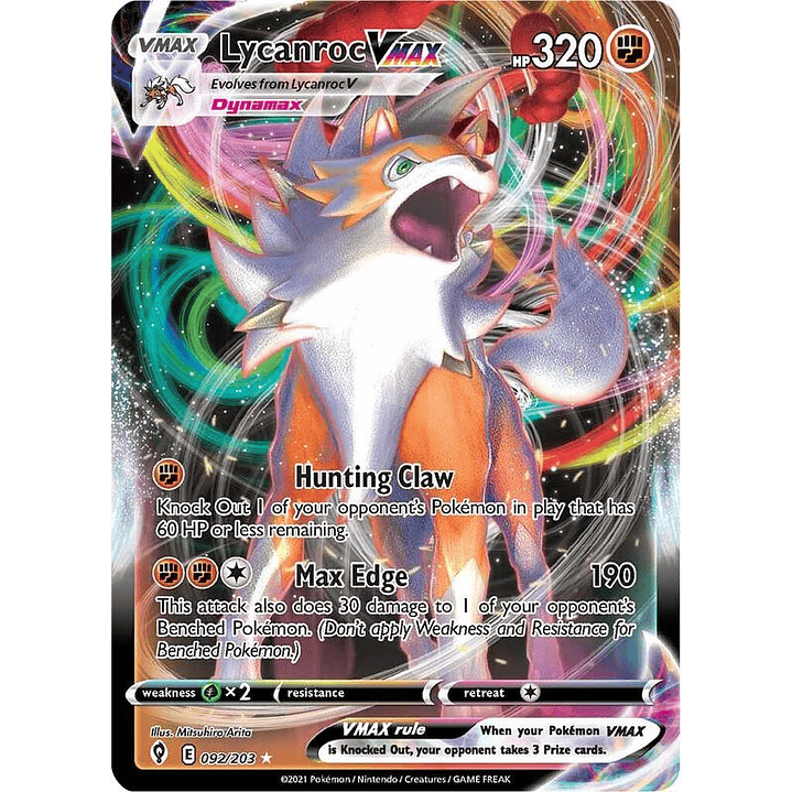 Lycanroc VMAX #092 1