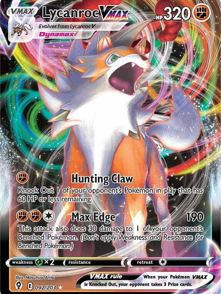 Lycanroc VMAX #092 1