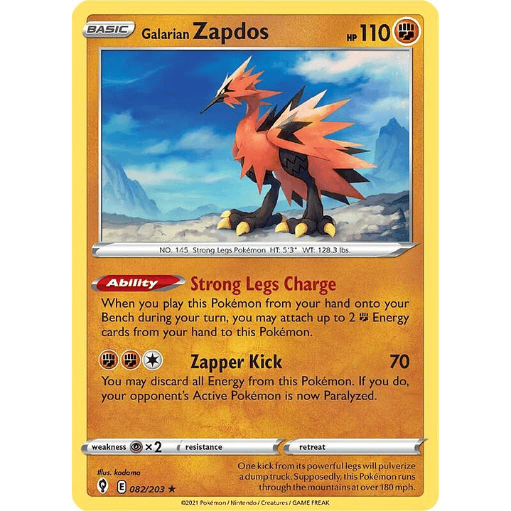 Galarian Zapdos #082 1
