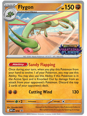 Flygon (Prerelease) [Staff] #016