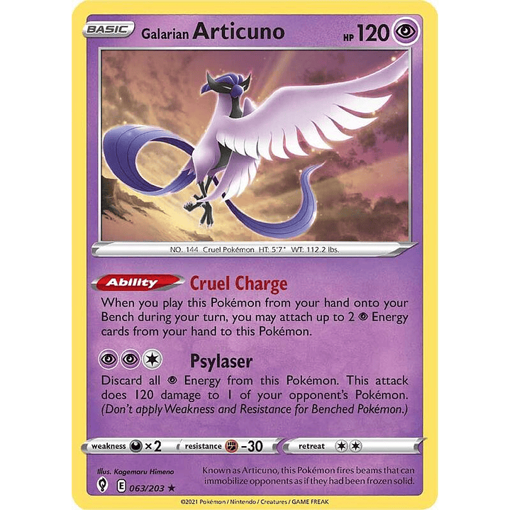 Galarian Articuno #063 1