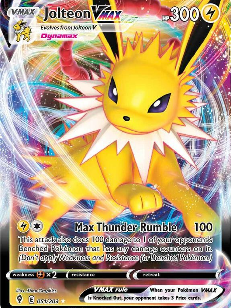 Jolteon VMAX #051 1