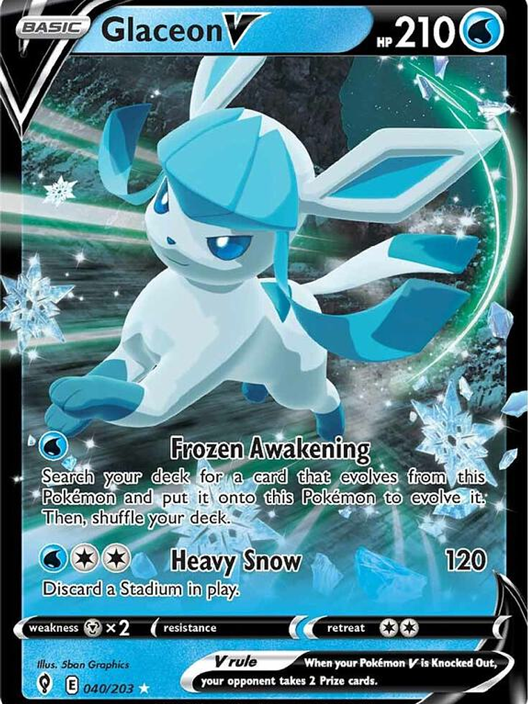 Glaceon V #040 1