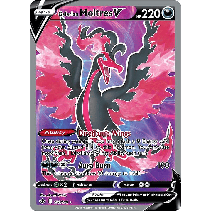 Galarian Moltres V #176 1