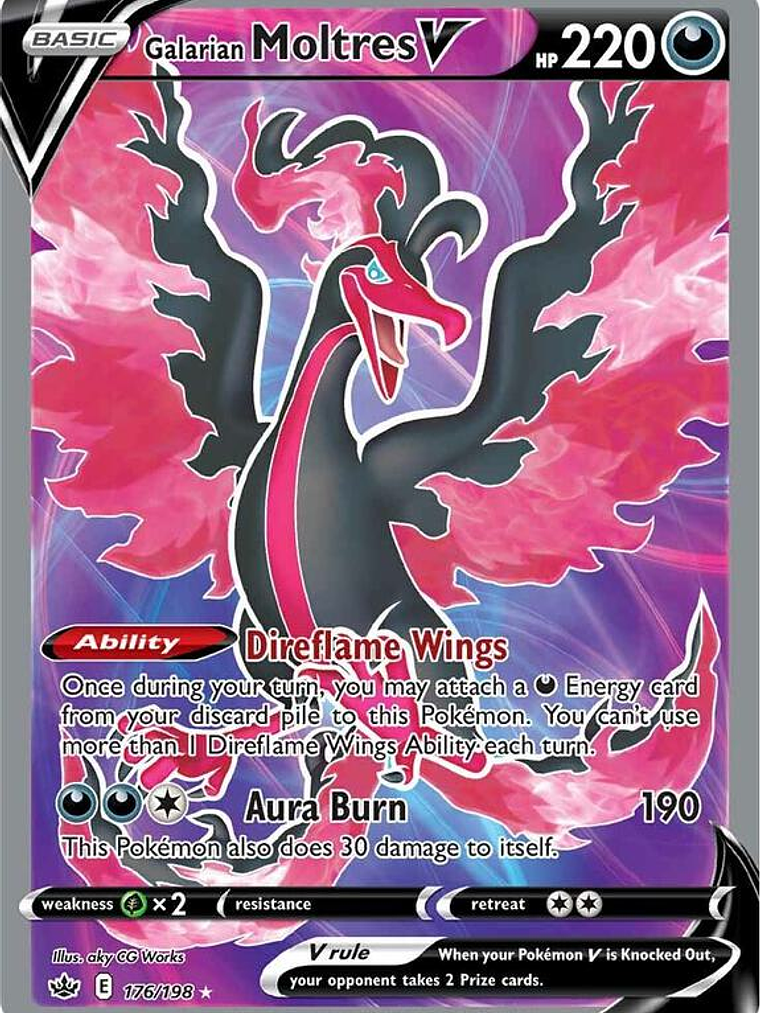 Galarian Moltres V #176 1