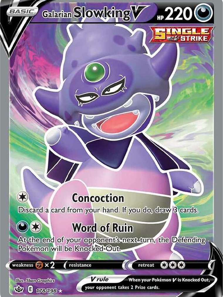 Galarian Slowking V #178 1