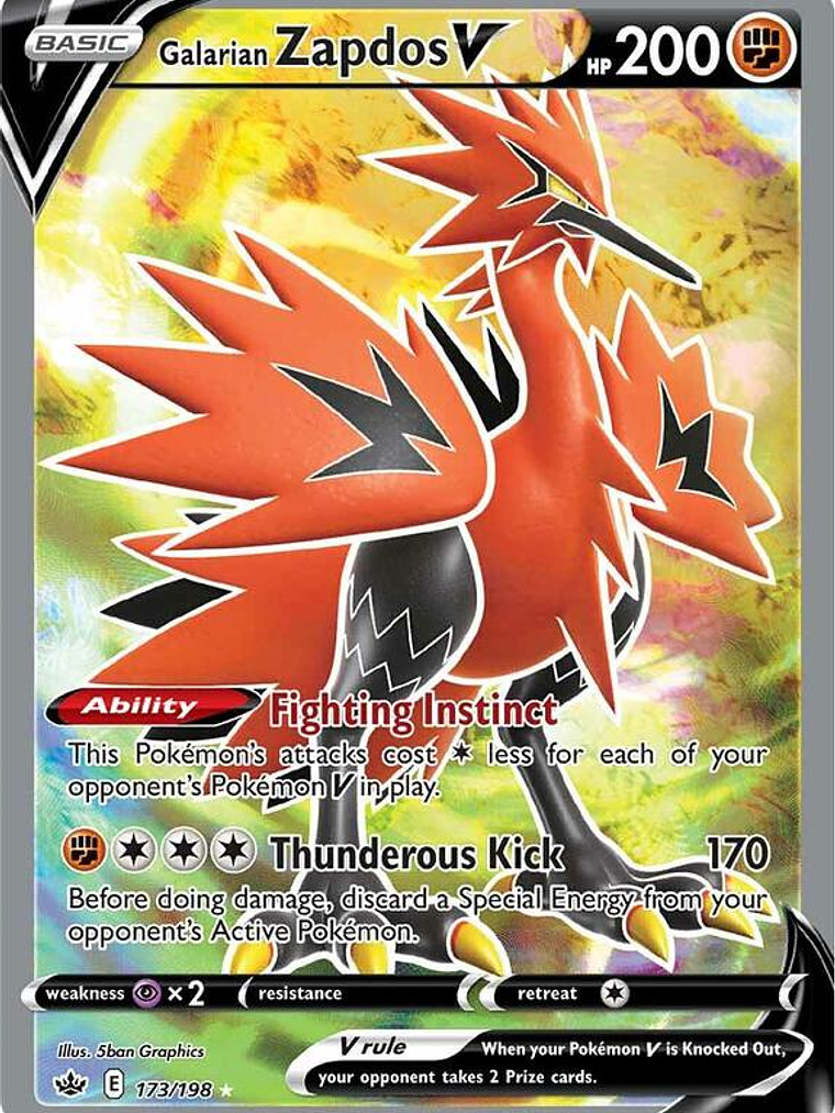 Galarian Zapdos V #173 1
