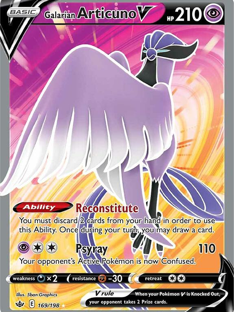 Galarian Articuno V #169 1