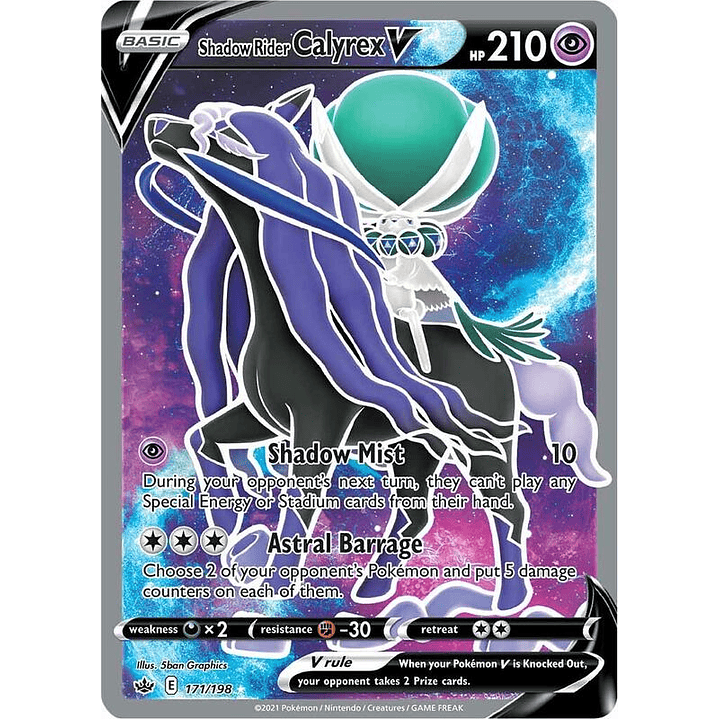 Shadow Rider Calyrex V #171 1
