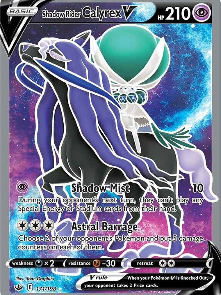 Shadow Rider Calyrex V #171 1