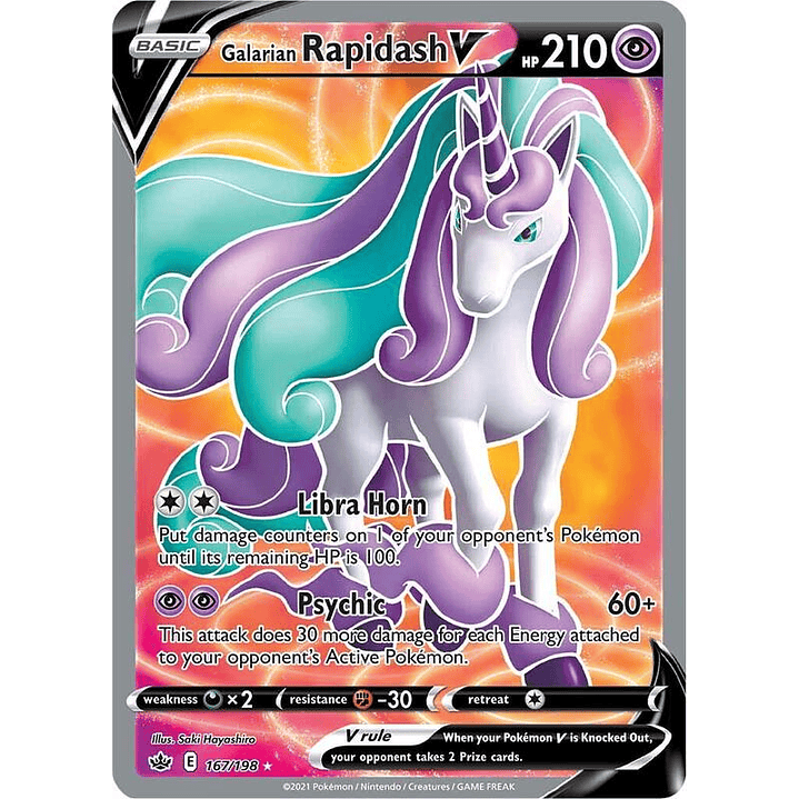 Galarian Rapidash V #167 1