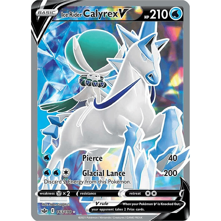Ice Rider Calyrex V #163 1