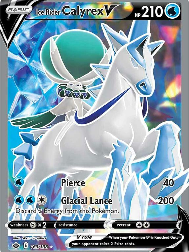 Ice Rider Calyrex V #163 1