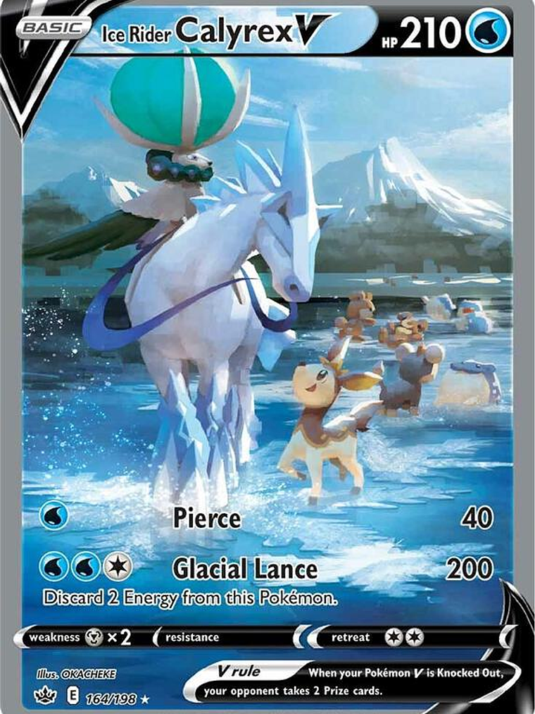 Ice Rider Calyrex V #164 1