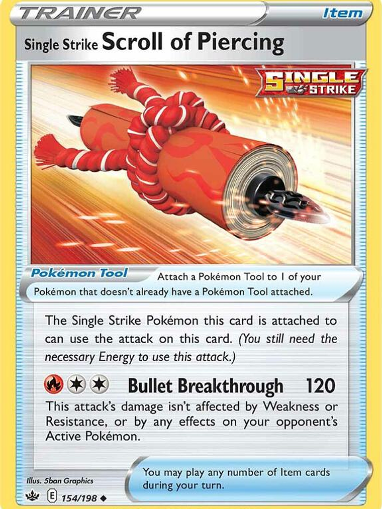 Single Strike Scroll of Piercing #154 1