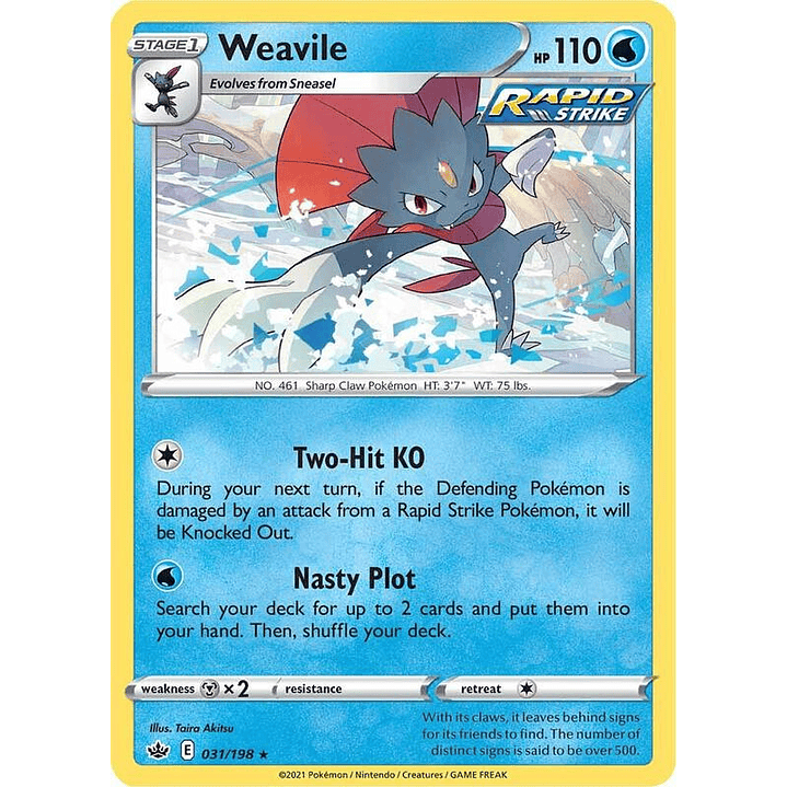 Weavile #031 1