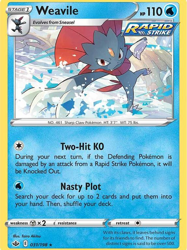 Weavile #031 1