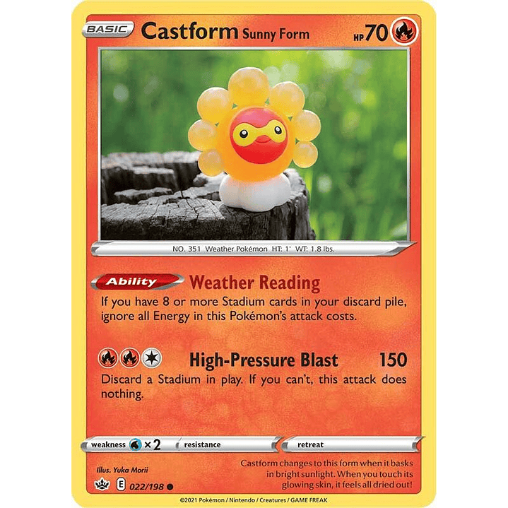 Castform Sunny Form #022 1
