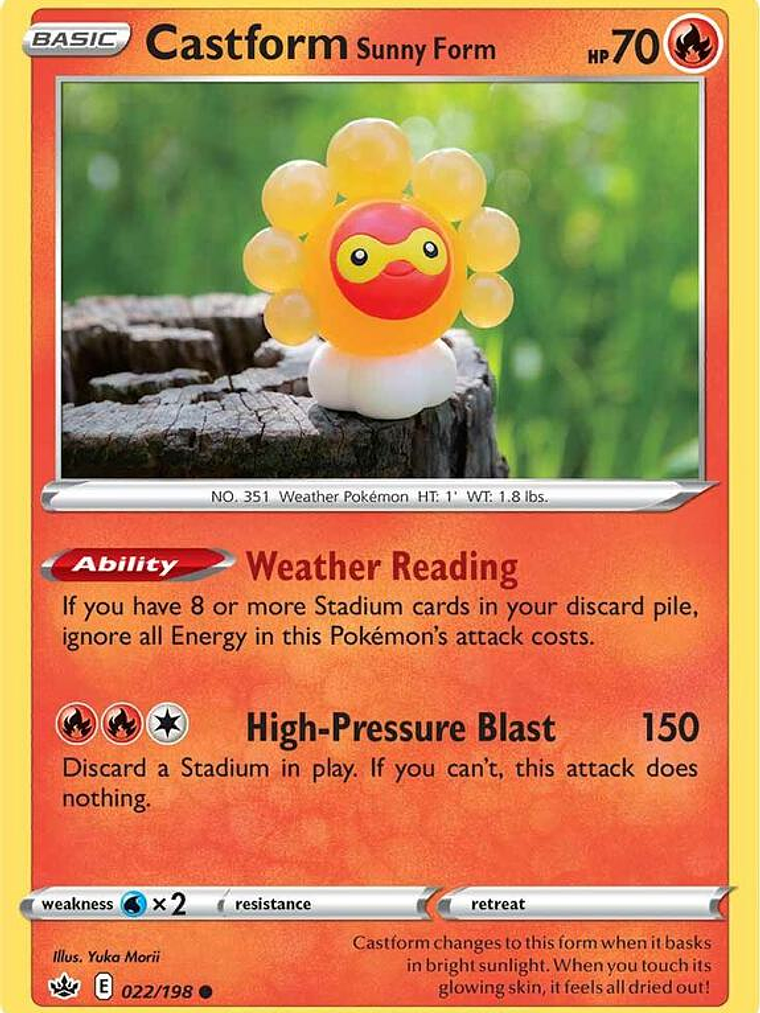Castform Sunny Form #022 1