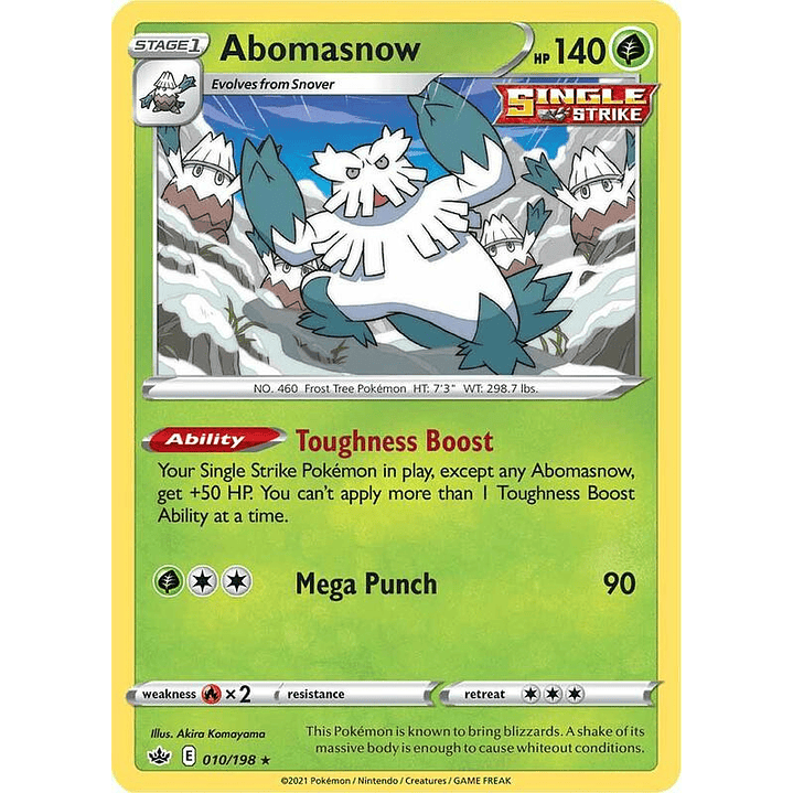 Abomasnow #010 1
