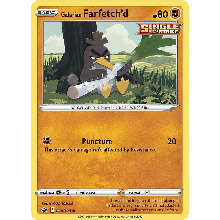 Galarian Farfetch'd #078 1