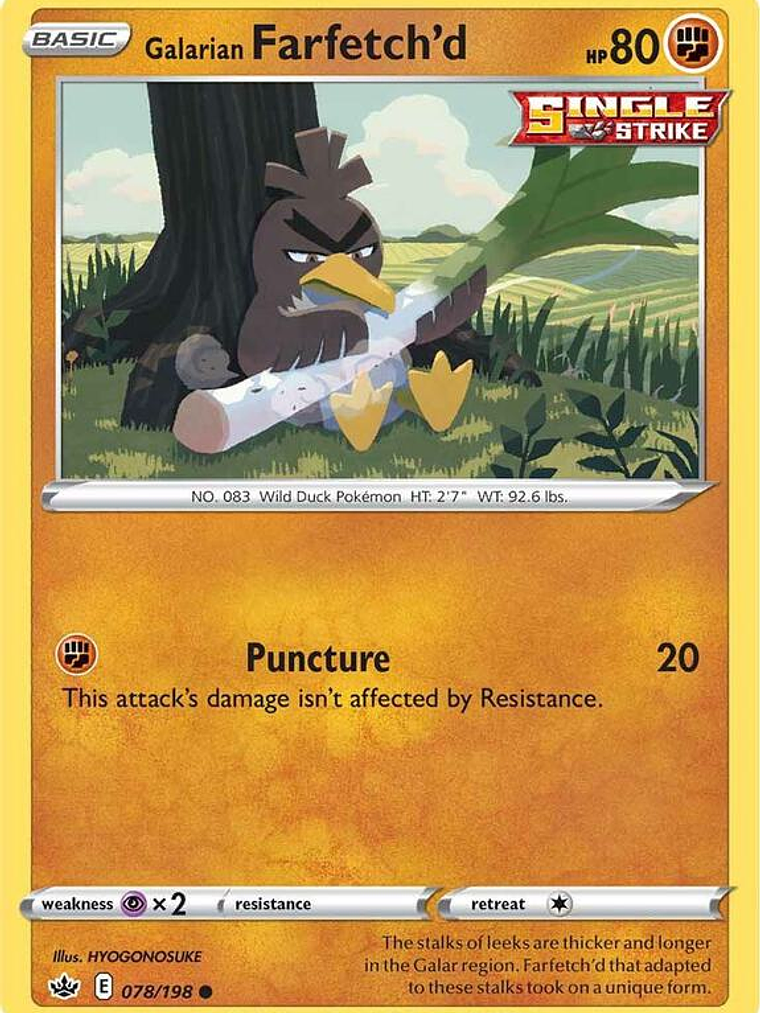 Galarian Farfetch'd #078 1