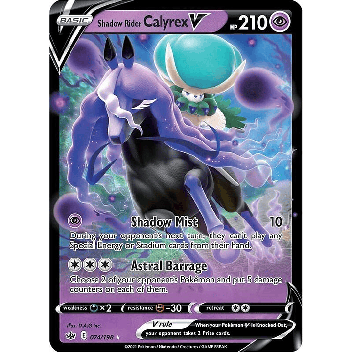 Shadow Rider Calyrex V #074 1