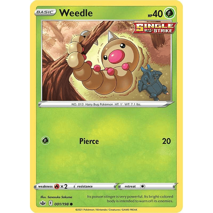 Weedle #001 1