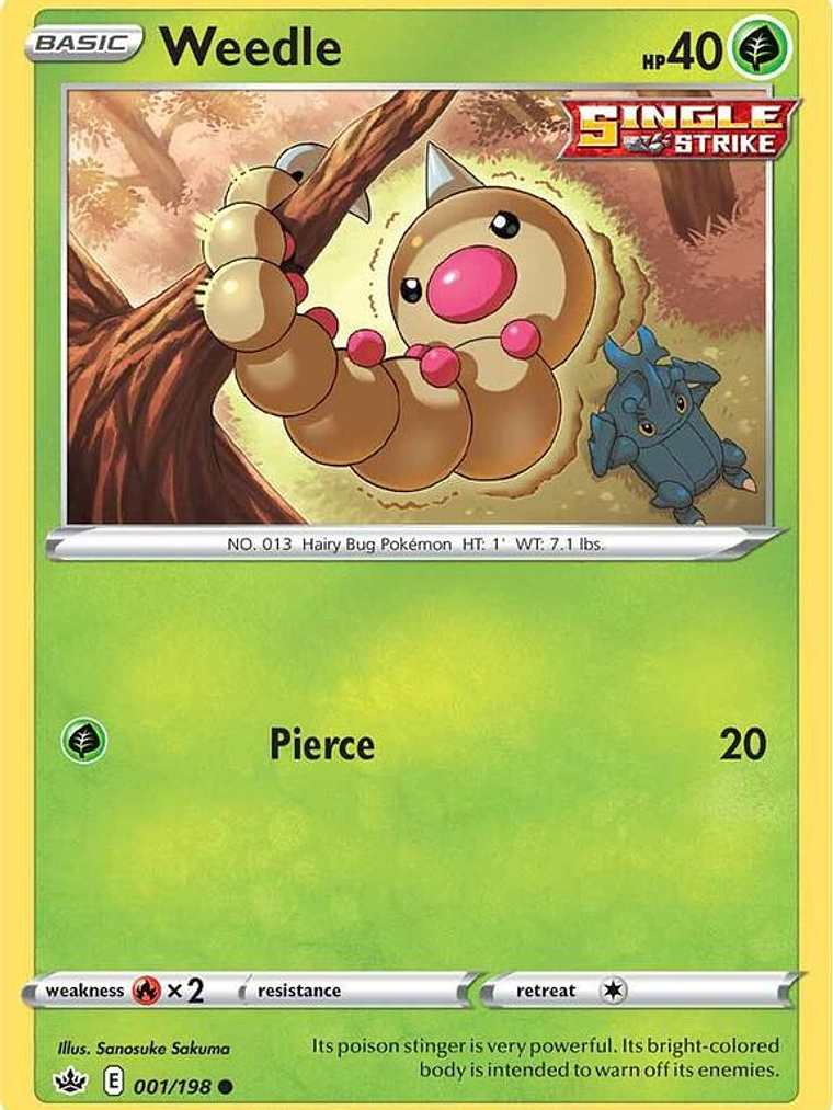 Weedle #001 1