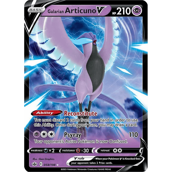 Galarian Articuno V #058 1
