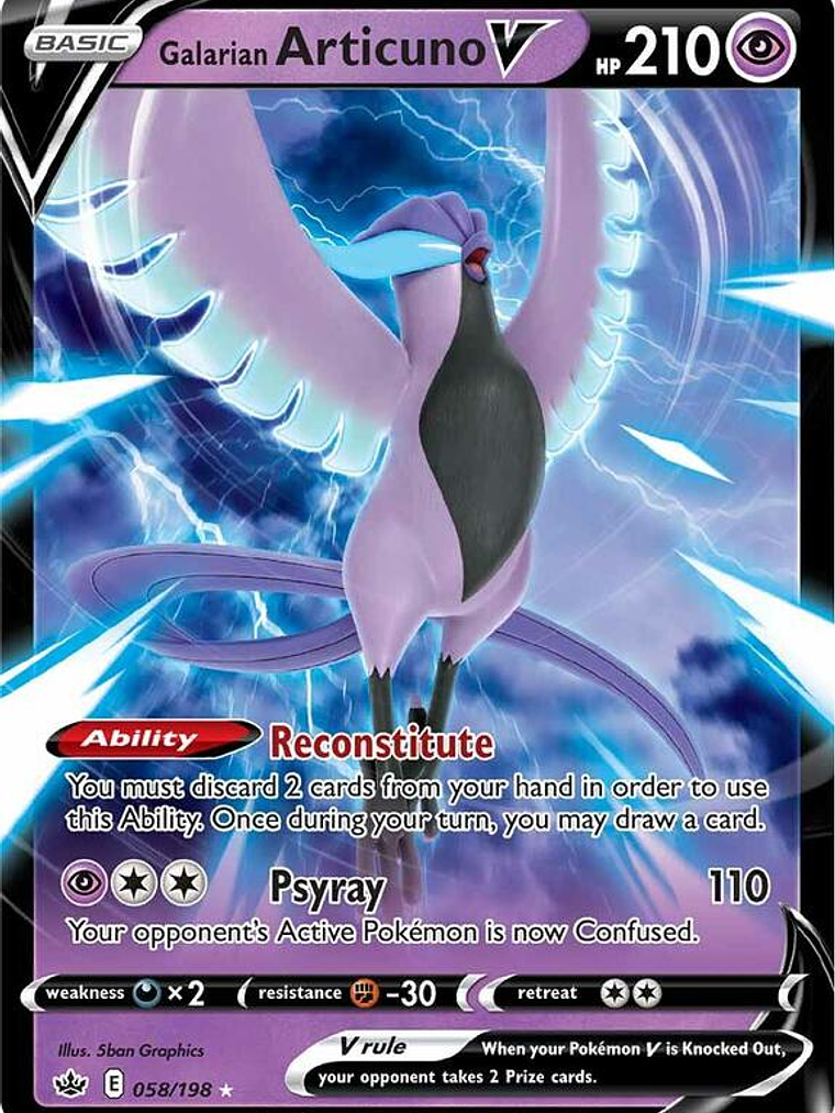 Galarian Articuno V #058 1