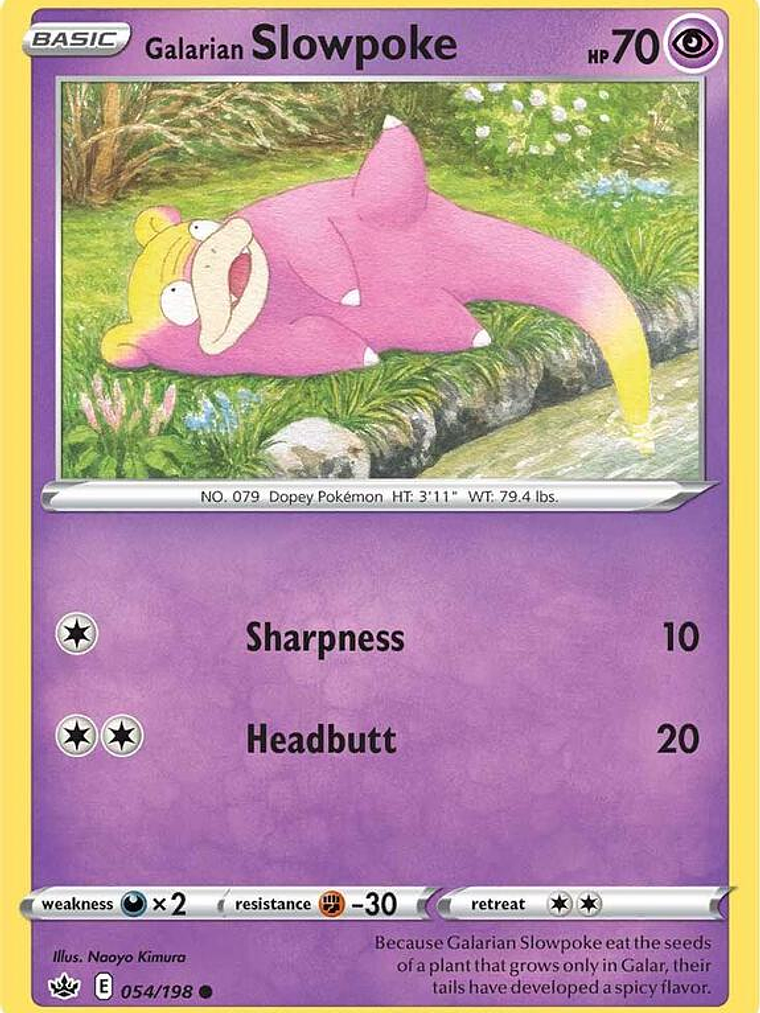 Galarian Slowpoke #054 1