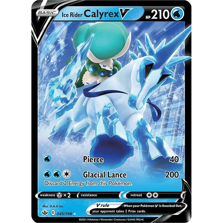Ice Rider Calyrex V #045 1