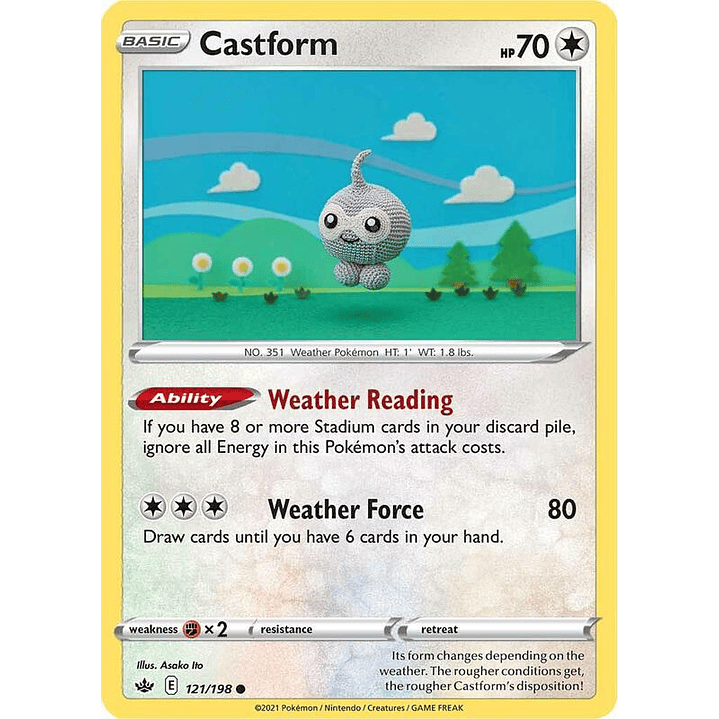 Castform #121 1