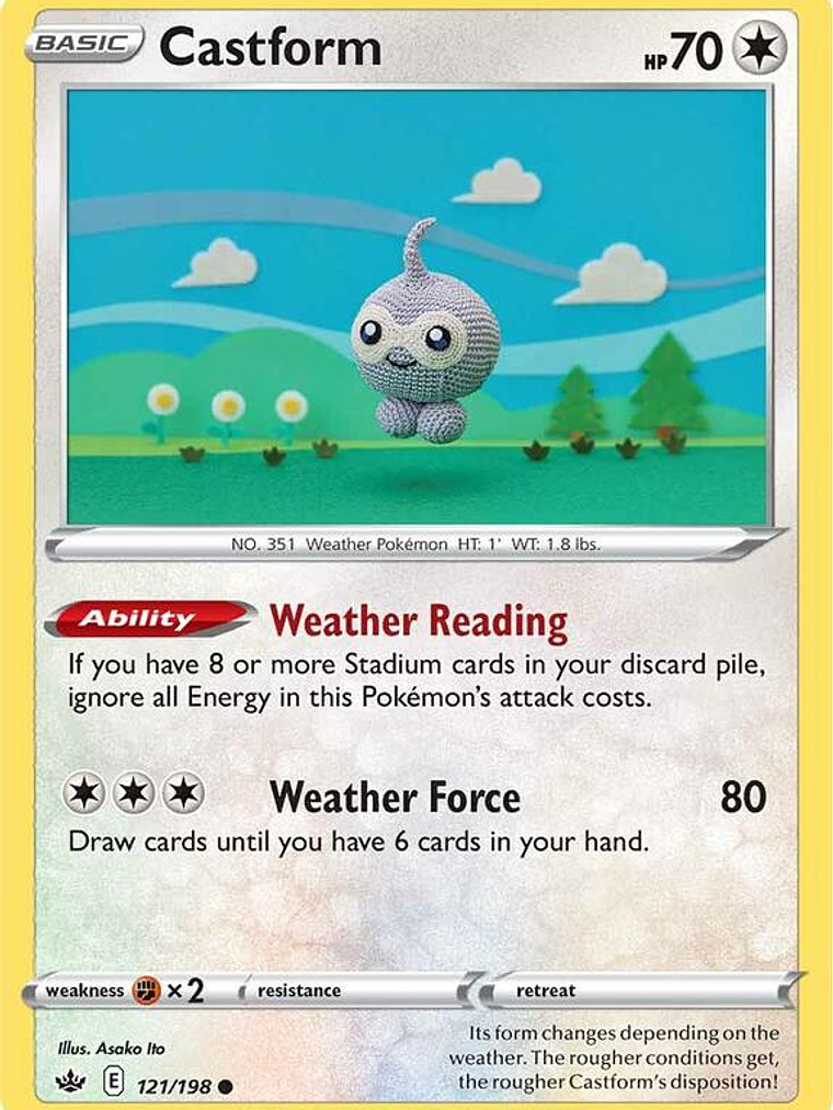 Castform #121 1