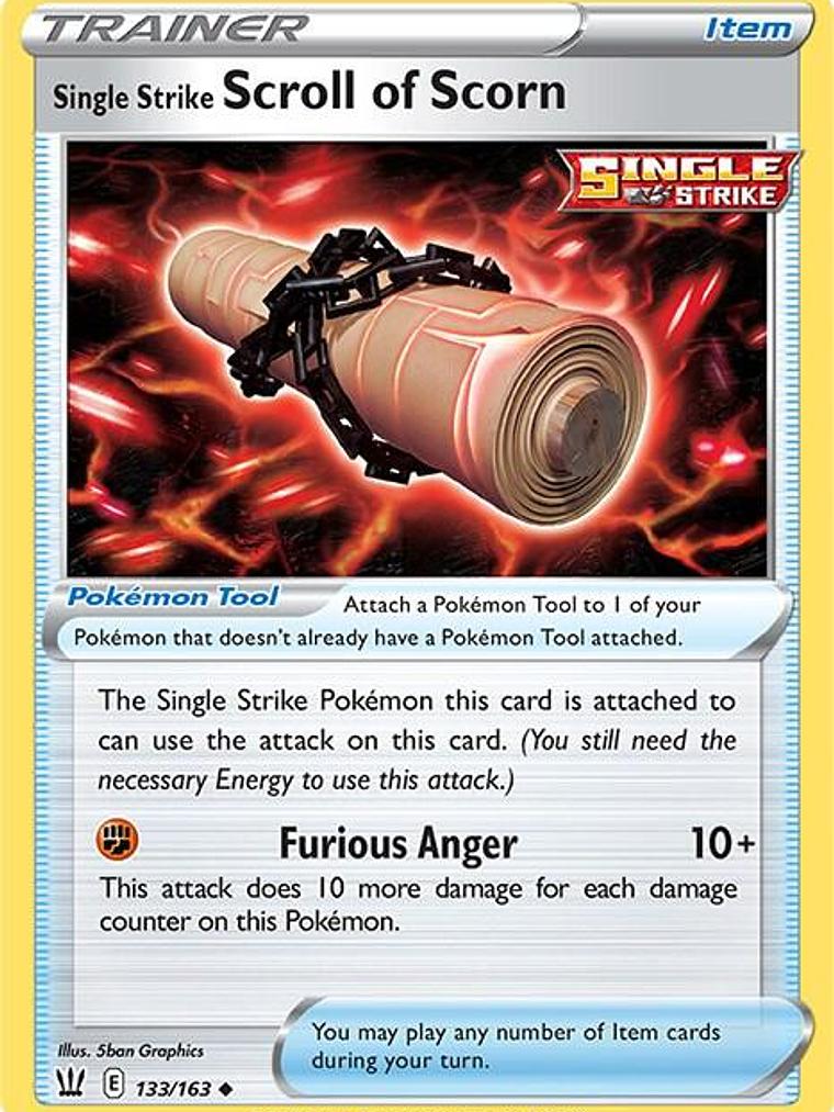 Single Strike Scroll of Scorn #133 1