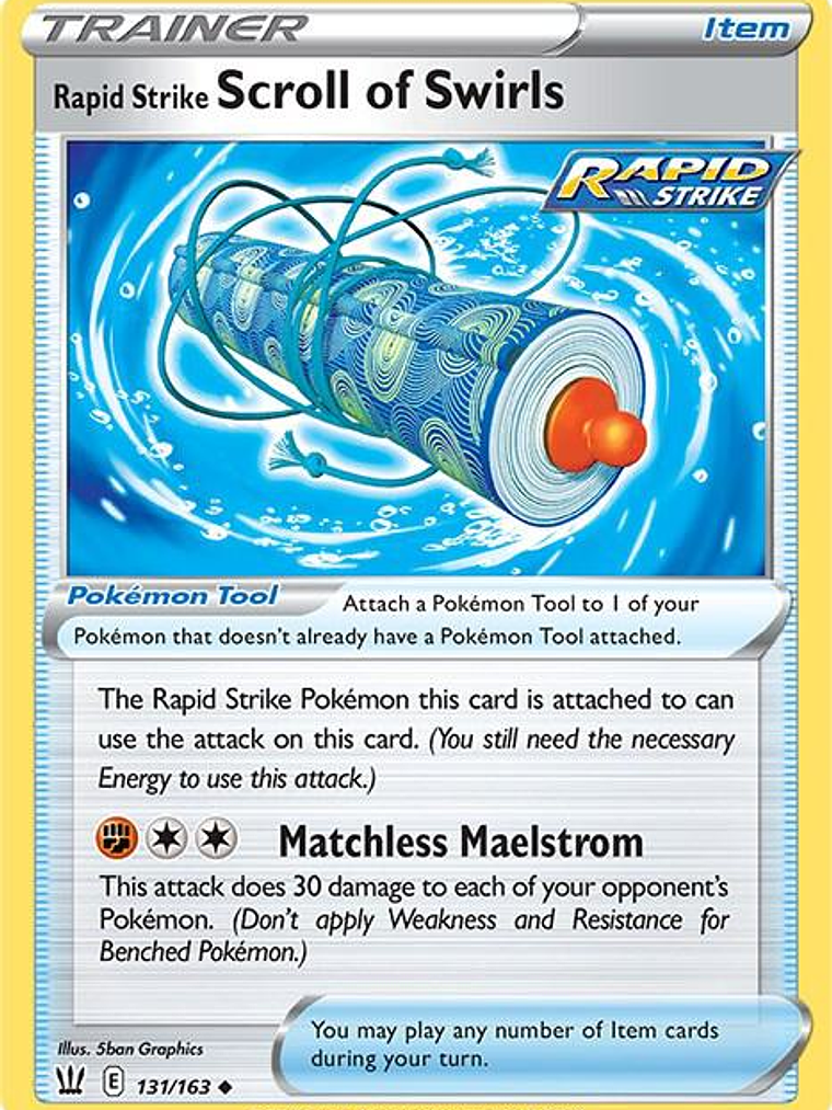Rapid Strike Scroll of Swirls #131 1