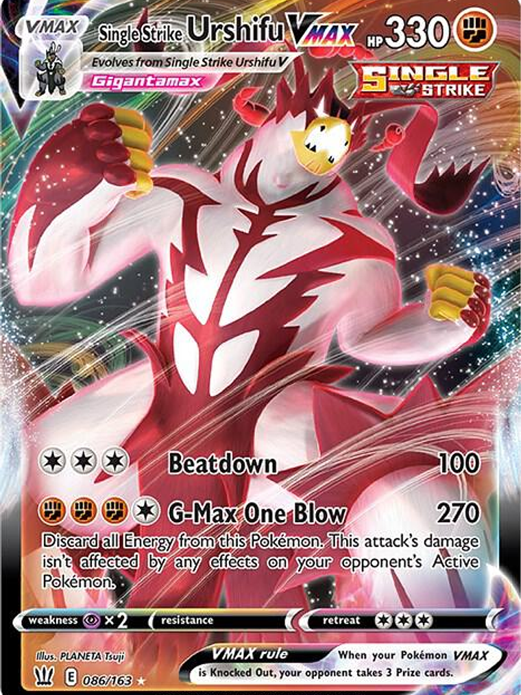 Single Strike Urshifu VMAX #086 1