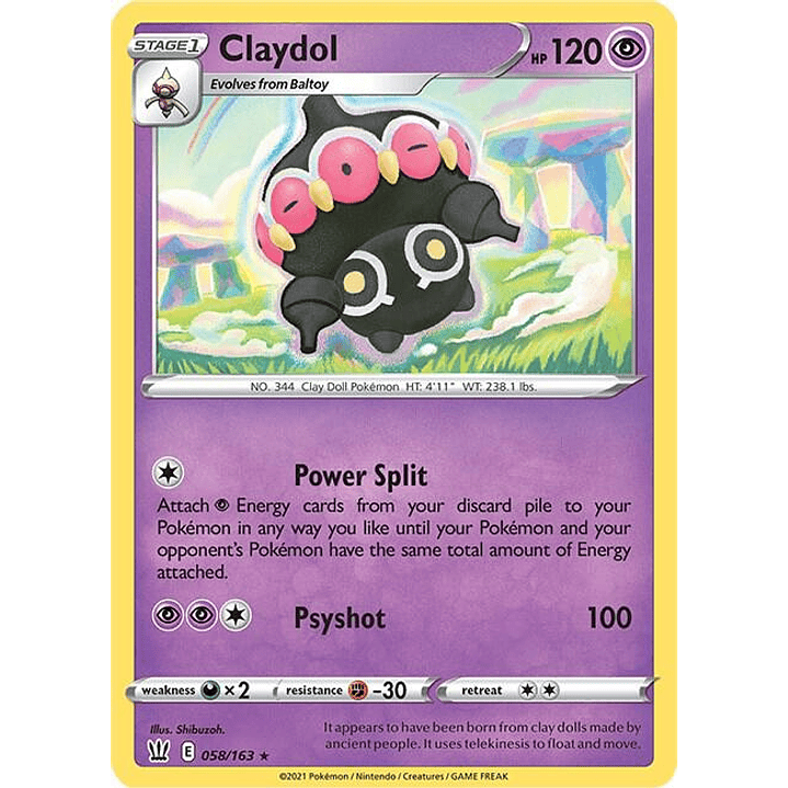 Claydol #058 1