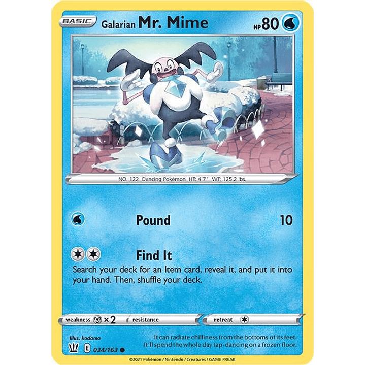 Galarian Mr. Mime #034 1