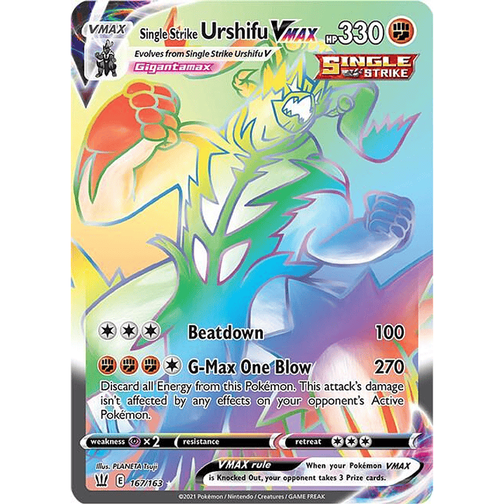 Single Strike Urshifu VMAX #167 1