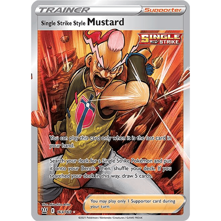 Single Strike Style Mustard #163 1