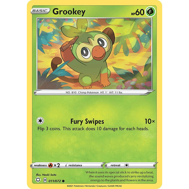 Grookey #011 1
