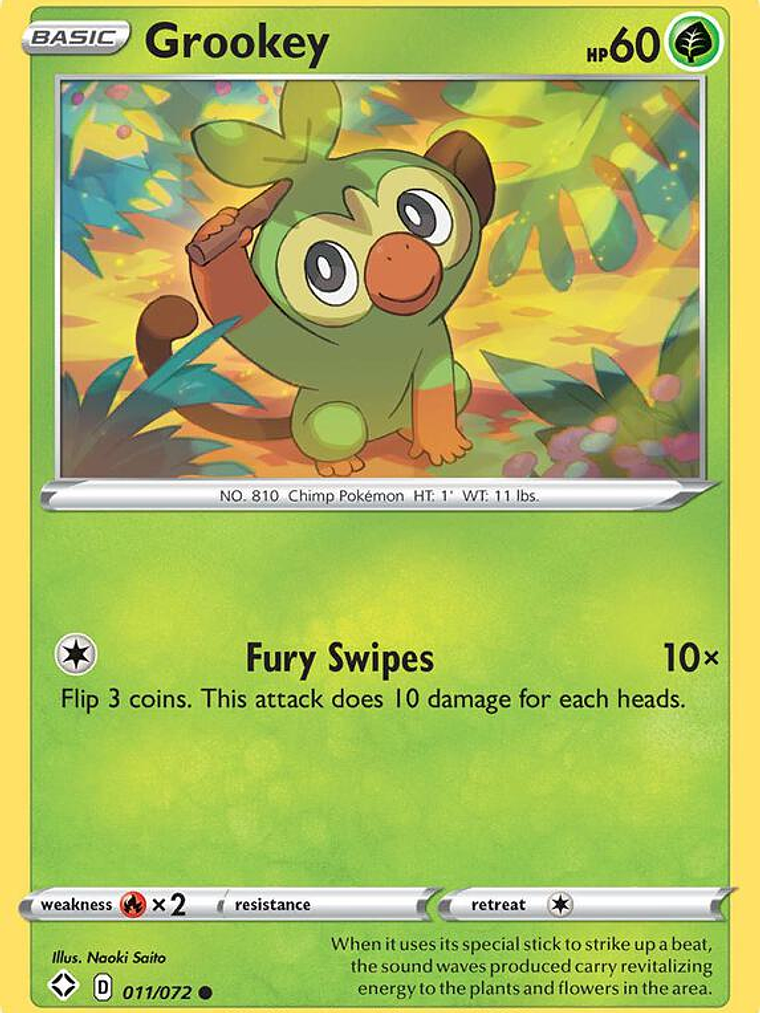 Grookey #011 1