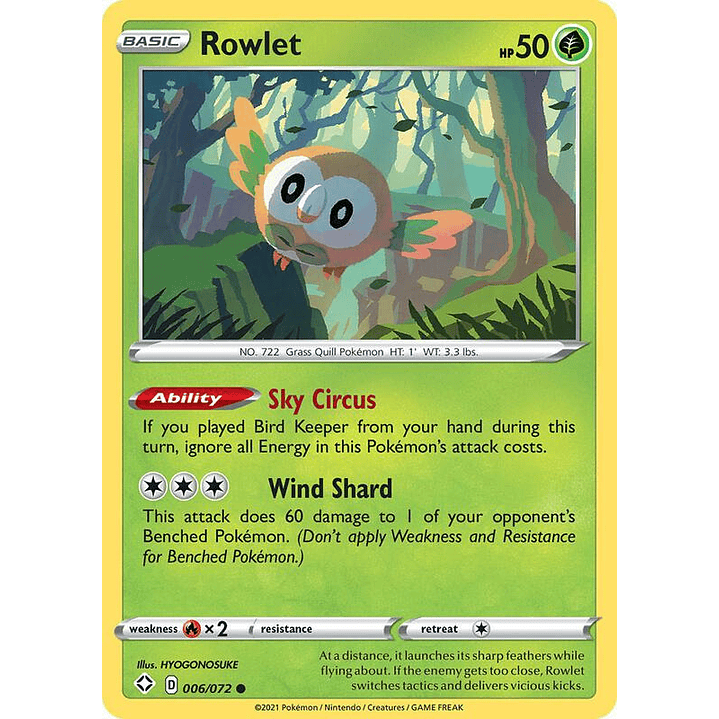 Rowlet #006 1