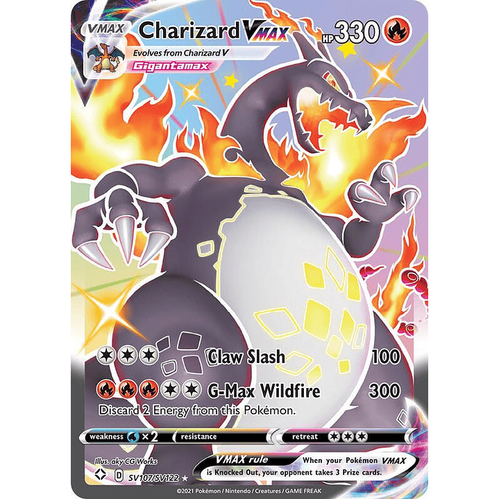 Charizard VMAX #SV107 1